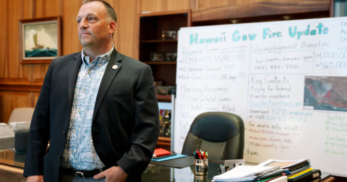 Maui Fires Present a Huge Test for Hawaii’s Governor
