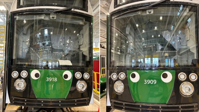 These Boston trains now feature 'googly eyes' for 'joy' during These Boston trains now feature 'googly eyes' for 'joy' during the commute