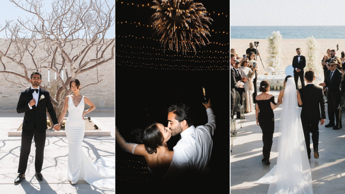 Newlywed couple peels back details of their lavish destination wedding in Mexico