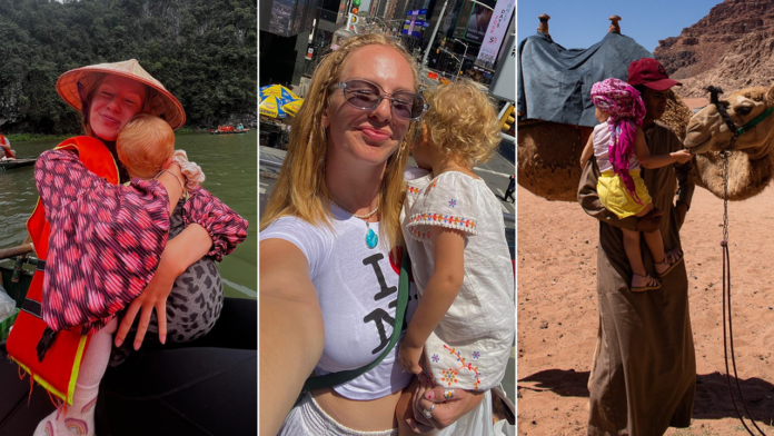 Single mom travels to 17 countries with baby during 3-year Single mom travels to 17 countries with baby during 3-year paid maternity leave