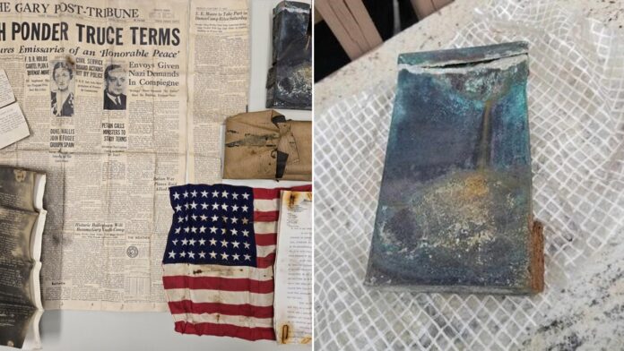 Indiana contractor discovers time capsule from 1941 at national park Indiana contractor discovers time capsule from 1941 at national park