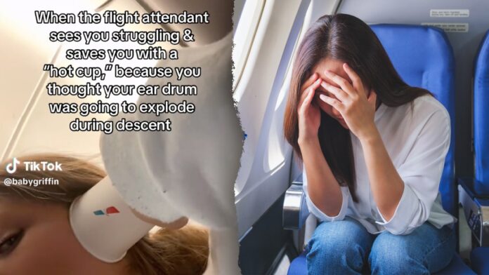 Flight passenger goes viral for revealing how crew member 'saved' Flight passenger goes viral for revealing how crew member 'saved' her with hack to relieve 'airplane ear'