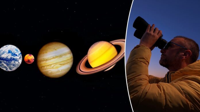 Amazing 'planet parade' is showcasing seven planets in the sky Amazing 'planet parade' is showcasing seven planets in the sky on Friday night