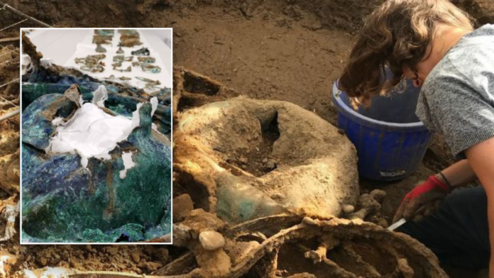 British archaeologists announce discovery of rare Iron Age cache of artifacts