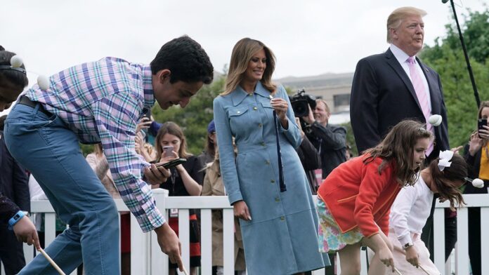 Melania Trump shares message ahead of White House Easter Egg Roll on Good Friday