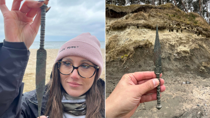 Pair walking on beach in Poland stumble across deadly weapon