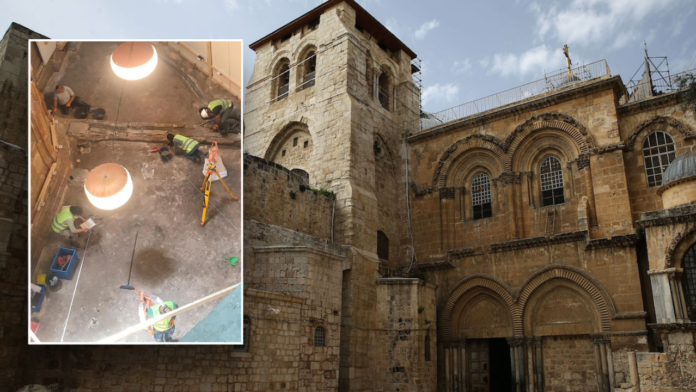 Proof of ancient garden in Jerusalem found near holy site where Jesus was crucified and buried