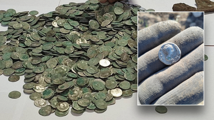 Ancient treasure unearthed by metal detectorist roaming field in Romania