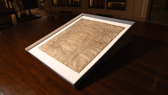 Authentic version of Magna Carta discovered to be housed in Harvard Law School library