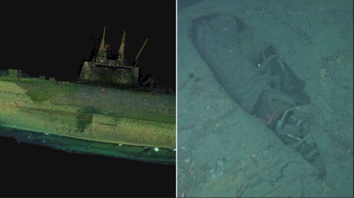Scientists document WWI submarine wreck USS F-1 resting 1,300 feet underwater