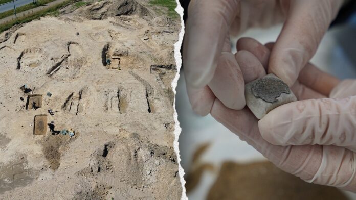 Burial site from Viking era containing elite family treasures discovered in Denmark