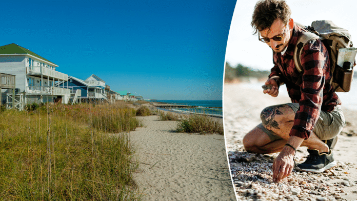 Edingsville Beach site is uncovered by tourists on South Carolina's Edisto Island