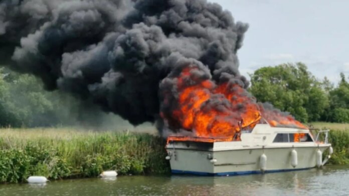 Heroic couple on vacation saves six lives after a boat explodes on the River Thames