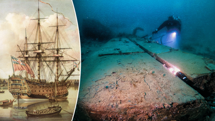 Underwater discovery reveals 1787 shipwreck with potentially intact treasures