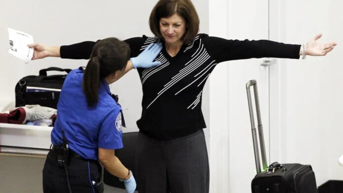 Body moisture can trigger security alarms at airports, TSA spokesperson confirms