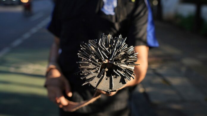 Metal 'tire traps' plague Jakarta streets as community launches cleanup effort