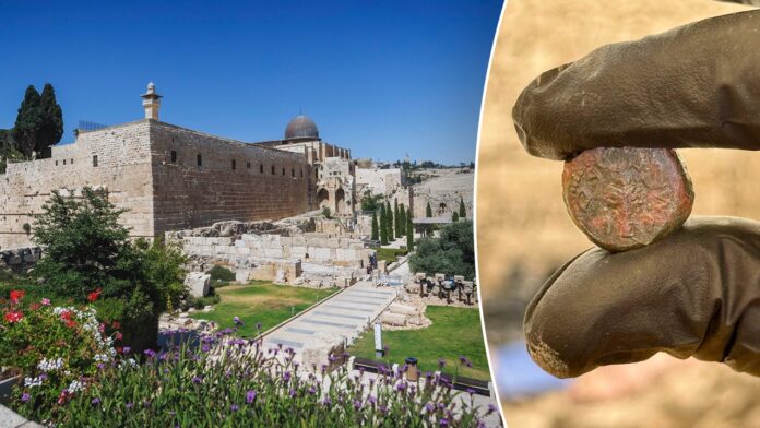 2,000-year-old coin from Jewish rebels discovered in Jerusalem excavation 2,000-year-old coin from Jewish rebels discovered in Jerusalem excavation