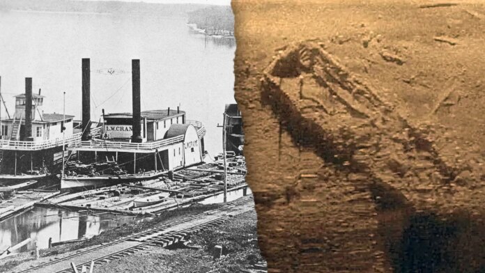 Civil War-era vessel LW Crane found in Wisconsin river after Civil War-era vessel LW Crane found in Wisconsin river after 145 years