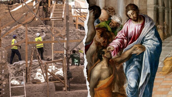 Ancient dam discovered near Pool of Siloam where Jesus healed Ancient dam discovered near Pool of Siloam where Jesus healed blind man