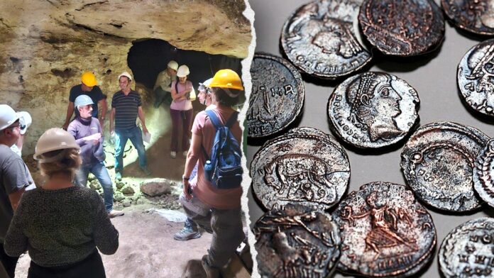 Archaeologists discover 1,600-year-old bronze coins in Galilee region