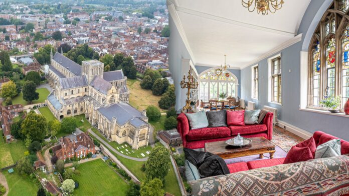 Winchester Cathedral offers historic medieval deanery as vacation rental