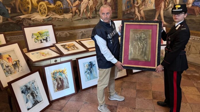 21 forged Salvador Dalí pieces were seized from Parma art exhibition in Italy