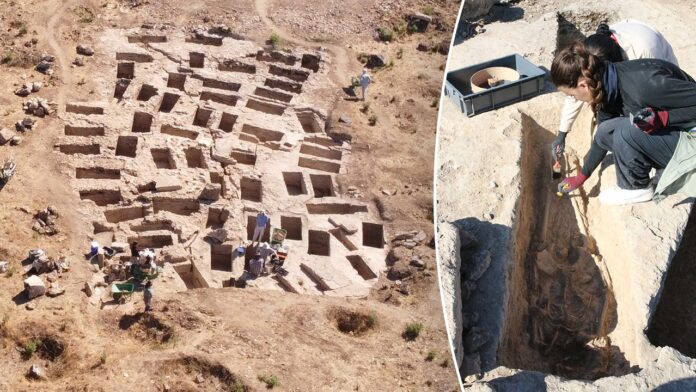 Archaeologists uncover 2,200-year-old ancient tombs in Colossae, Turkey Archaeologists uncover 2,200-year-old ancient tombs in Colossae, Turkey