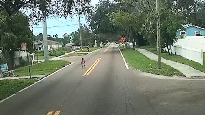 Tampa bus driver stops to save barefoot toddler wandering alone on busy Florida street