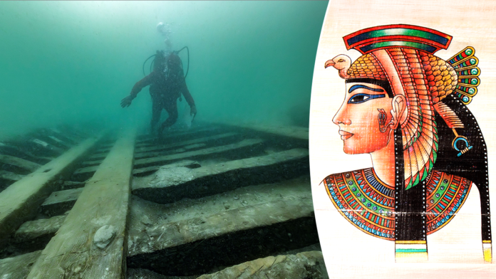 Cleopatra's ancient pleasure boat discovered in 2025 Alexandria excavation Cleopatra's ancient pleasure boat discovered in 2025 Alexandria excavation