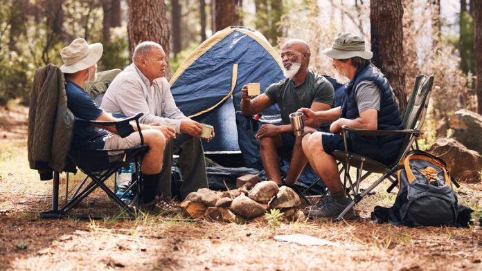 Data shows camping helps people build trust and connection with others outdoors