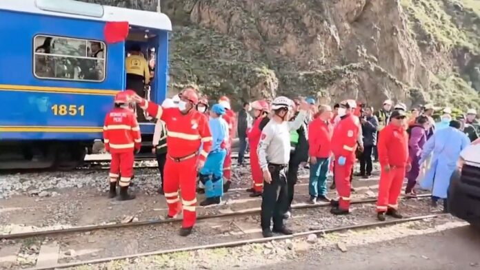 Peru train collision injures multiple US citizens on Machu Picchu Peru train collision injures multiple US citizens on Machu Picchu route
