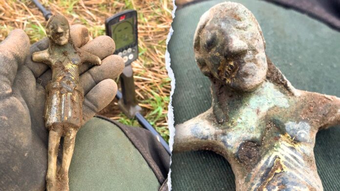 Treasure hunter finds Jesus figurine, nearly 1,000 years old, in windswept Norway field
