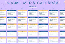 How to Create an Effective Social Media Content Calendar Monthly social media posting schedule