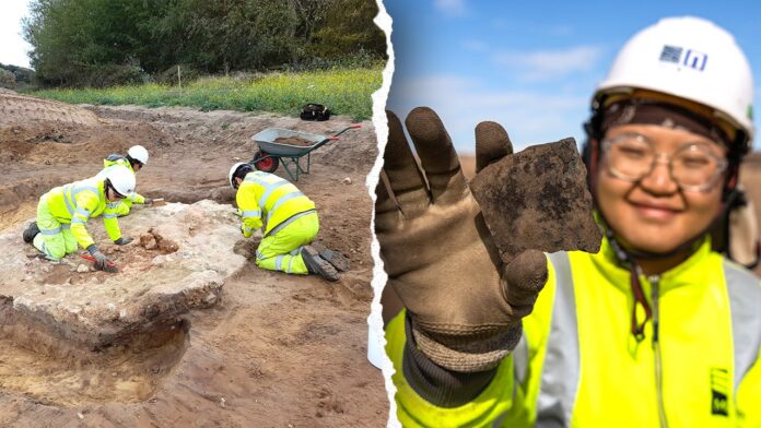 Archaeologists discover medieval village remains during a dig in East Suffolk, England