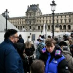 The Louvre museum shut its doors to tourists due to ongoing employee strike The Louvre museum shut its doors to tourists due to ongoing employee strike