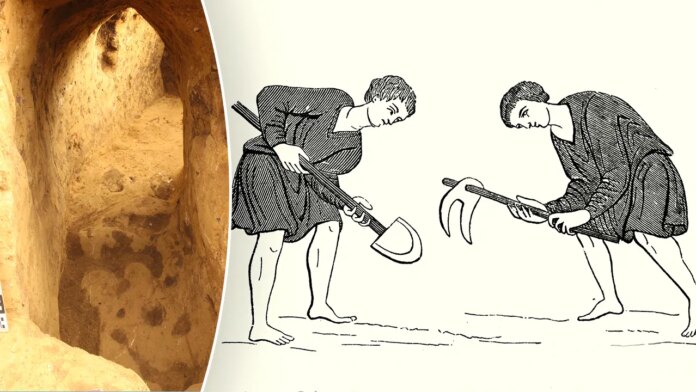 Medieval tunnel found by archaeologists in Neolithic burial site in Germany