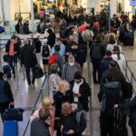Single bullet found in bin on United Airlines flight causes scare at Newark airport Single bullet found in bin on United Airlines flight causes scare at Newark airport