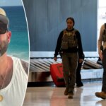 Brooklyn man goes viral for backing ICE agents deployed at Newark Airport Brooklyn man goes viral for backing ICE agents deployed at Newark Airport