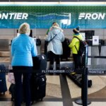 Frontier Airlines passenger screams at crew in viral TikTok airplane video Frontier Airlines passenger screams at crew in viral TikTok airplane video