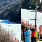 Paraglider makes emergency landing at South Korea ski resort after 2 hours Paraglider makes emergency landing at South Korea ski resort after 2 hours