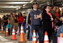 TSA lines reach 3 hours at major airports amid DHS funding lapse crisis TSA lines reach 3 hours at major airports amid DHS funding lapse crisis