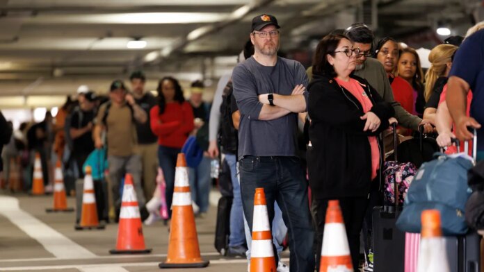 TSA lines reach 3 hours at major airports amid DHS funding lapse crisis