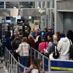 TSA officers call out at record rates during partial shutdown, causing delays TSA officers call out at record rates during partial shutdown, causing delays