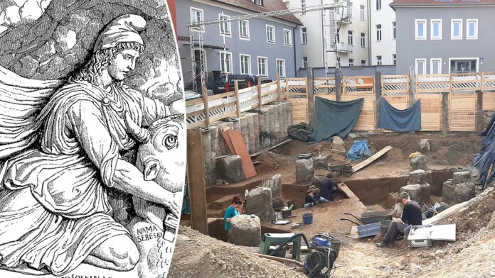 'Very rare' Roman Mithras temple unearthed by archaeologists in construction discovery