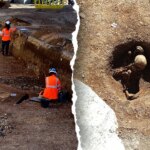 Ancient skeletons in ‘seated’ position unearthed beneath school in Dijon, France Ancient skeletons in 'seated' position unearthed beneath school in Dijon, France