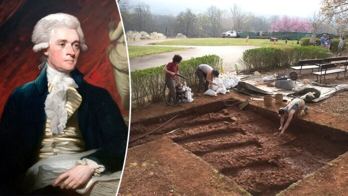 Archaeologists find hidden brick kiln that helped build Jefferson's Monticello