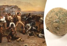 Cannonball found at the Alamo may be linked to the 1836 battle of Texas Cannonball found at the Alamo may be linked to the 1836 battle of Texas