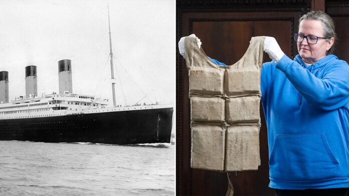 Titanic survivor's life jacket could fetch as much as $475,000 Titanic survivor's life jacket could fetch as much as $475,000 at auction