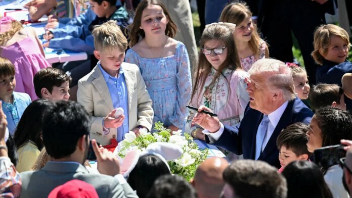 White House Easter Egg Roll honors America's egg farmers, says White House Easter Egg Roll honors America's egg farmers, says President Trump